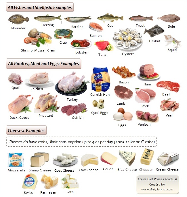 atkins-diet-phase1-protein-food