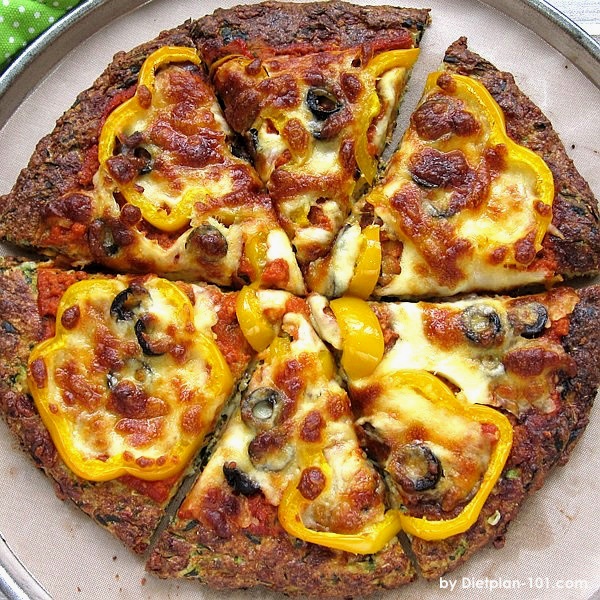 Low Carb Zucchini Crust Pizza Recipe
