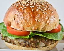 Asian Turkey Burger with Sesame Mayonnaise (South Beach Phase 2 Recipe)