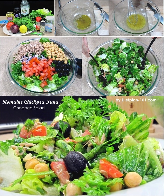romaine-chickpea-tuna-chopped-salad-steps