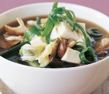 Japanese Vegetables Tofu Soup (Atkins Diet Phase 3 Recipe)