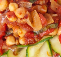 Stir-Fried Chickpeas with Zucchini and Mushroom (South Beach Phase 1 Recipe)