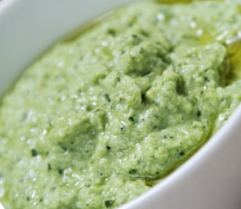 Edamame Hummus with Italian Parsley (Diabetic Recipe)