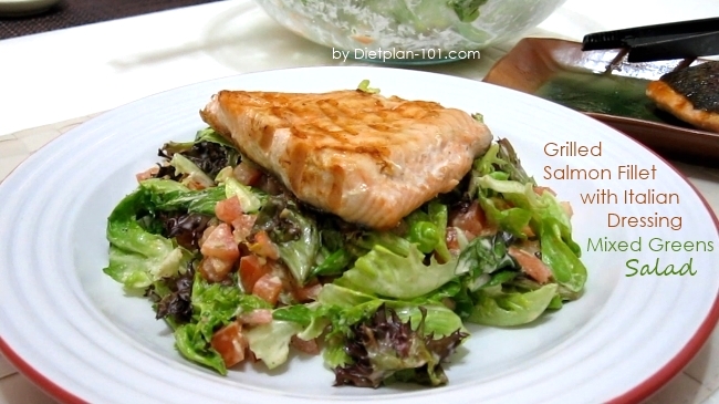 grilled-salmon-mixedgreens-salad