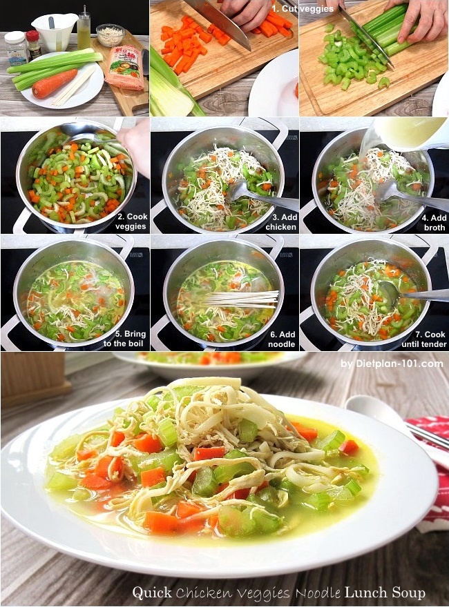 quick-chicken-veggies-noodle-lunch-soup-steps