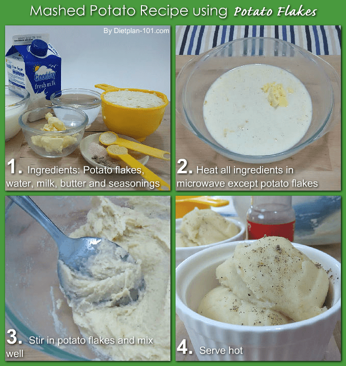 Step-by-step Mashed Potato Recipe using Potato Flakes