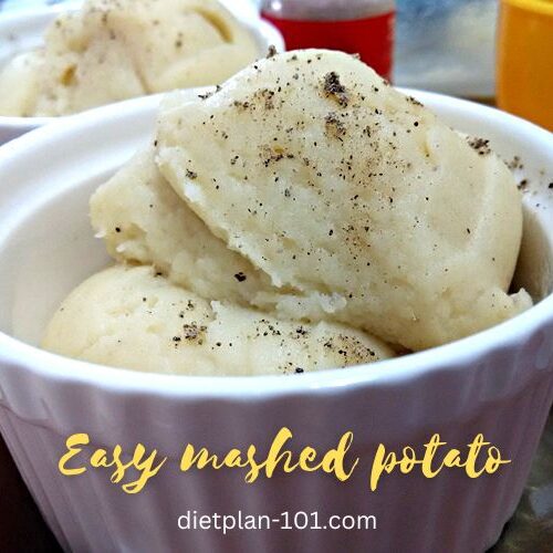 2Steps Easy Mashed Potato Recipe using Instant Potato Flakes