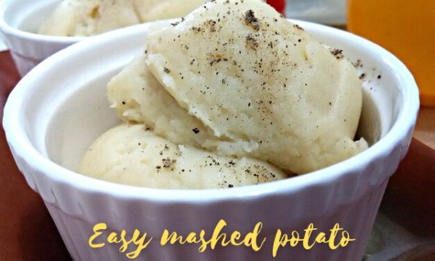2-Steps Easy Mashed Potato Recipe using Instant Potato Flakes