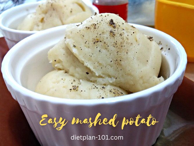 2Steps Easy Mashed Potato Recipe using Instant Potato Flakes