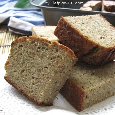 Zucchini Almond Quick Bread (Atkins Diet Phase 2 Recipe)