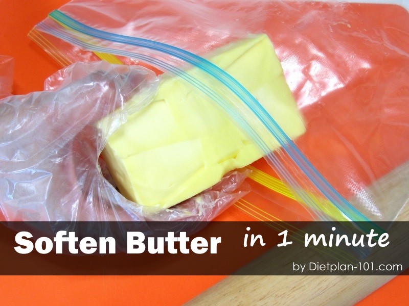 How to soften butter in 1 minute
