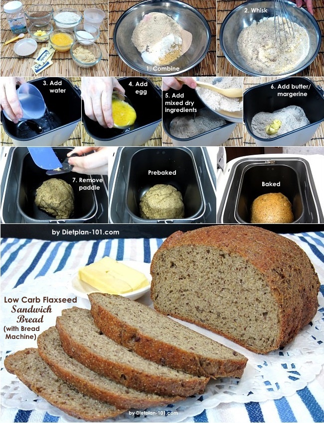 low-carb-flaxseed-sandwich-bread-steps