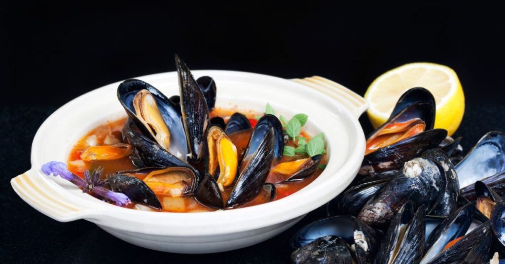 spicy mussels soup