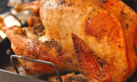 Roasted Whole Turkey with Low-Fat Bread Sauce (Dukan Diet PP Consolidation Recipe)